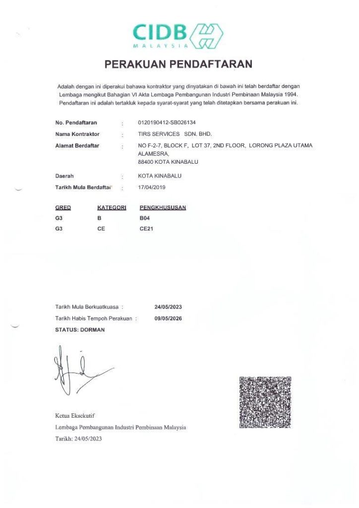 CIDB License